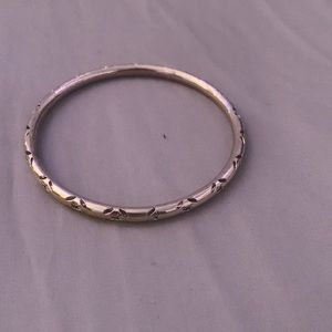 Rose gold hoop earrings, gold hoop earrings, 2 gold wrist bracelet